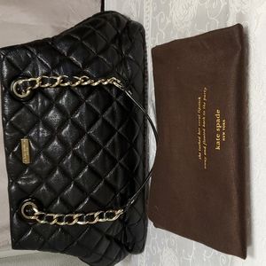 Kate Spade black quilted bag.